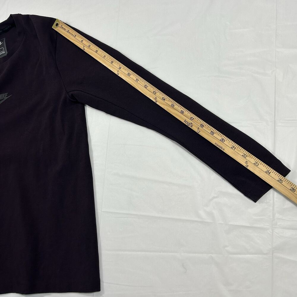 Mens Nike Sportswear Tech Pack Crew Long Sleeve Purple Plum Athletic Gym Sz S - Picture 9 of 11